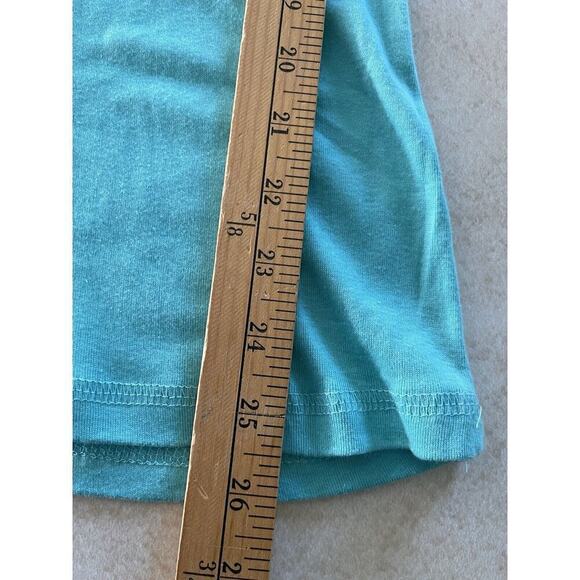 Making Waves Womens Size Small Stone Harbor 100% Cotton Aqua Beach T- Shirt Tee - Picture 9 of 9